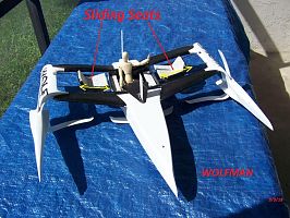 WOLF concept model with sliding seats