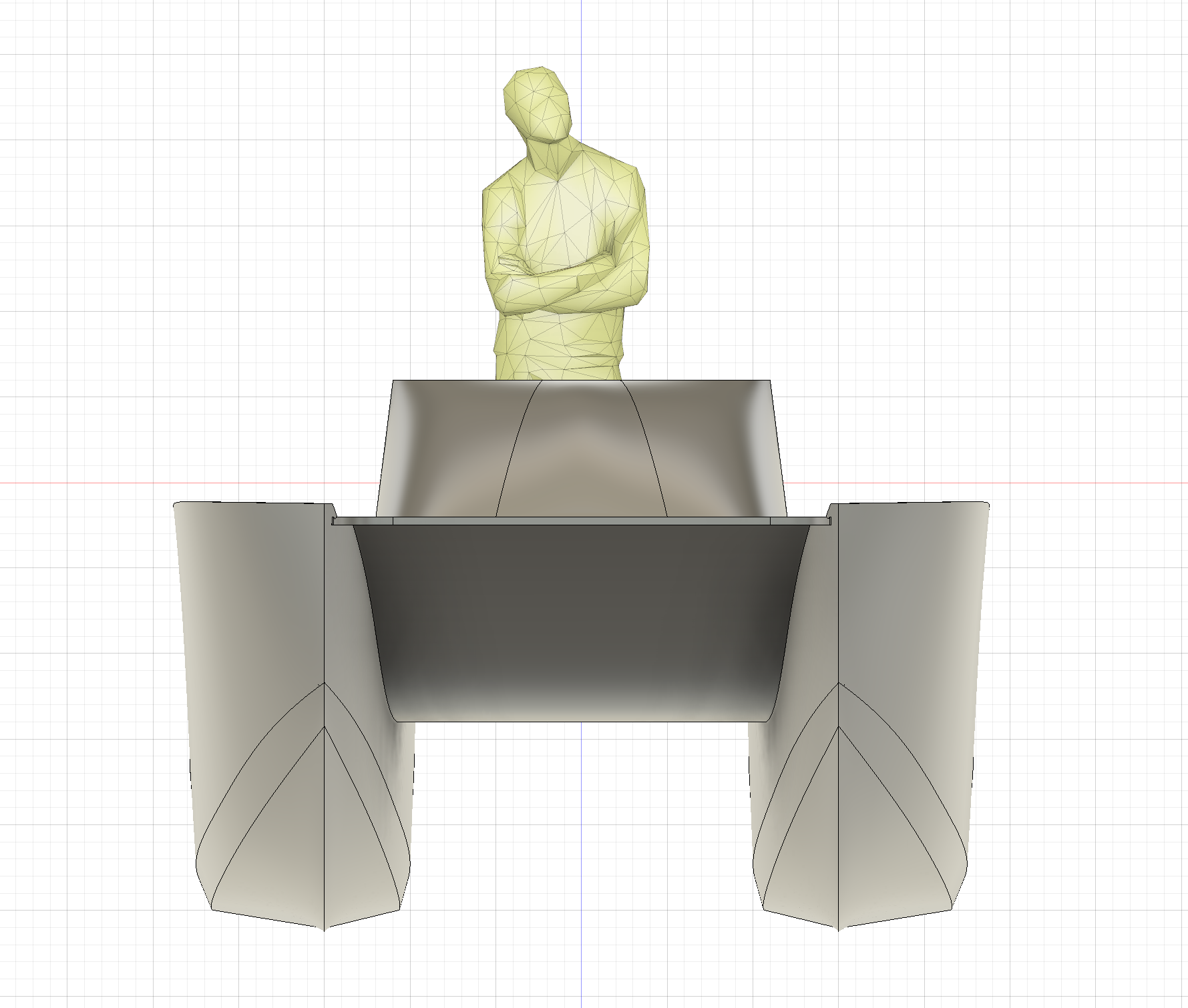 6m power cat design (draft), bow ortho